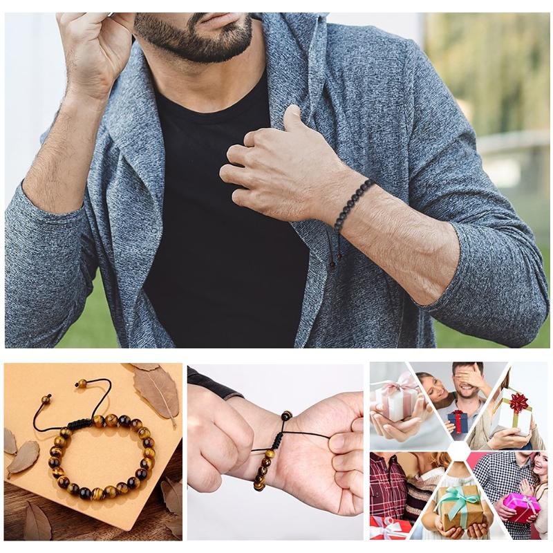 Avtoit | Tiger Eye Lava Rock Stone Bracelet