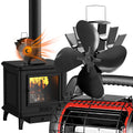 Avtoit | 4-Blade Stove and Fireplace Fan for Wood/Fireplace