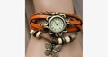 Avtoit | Butterfly Wrap Watches - Multicolored Genuine Leather Snap Back Watch