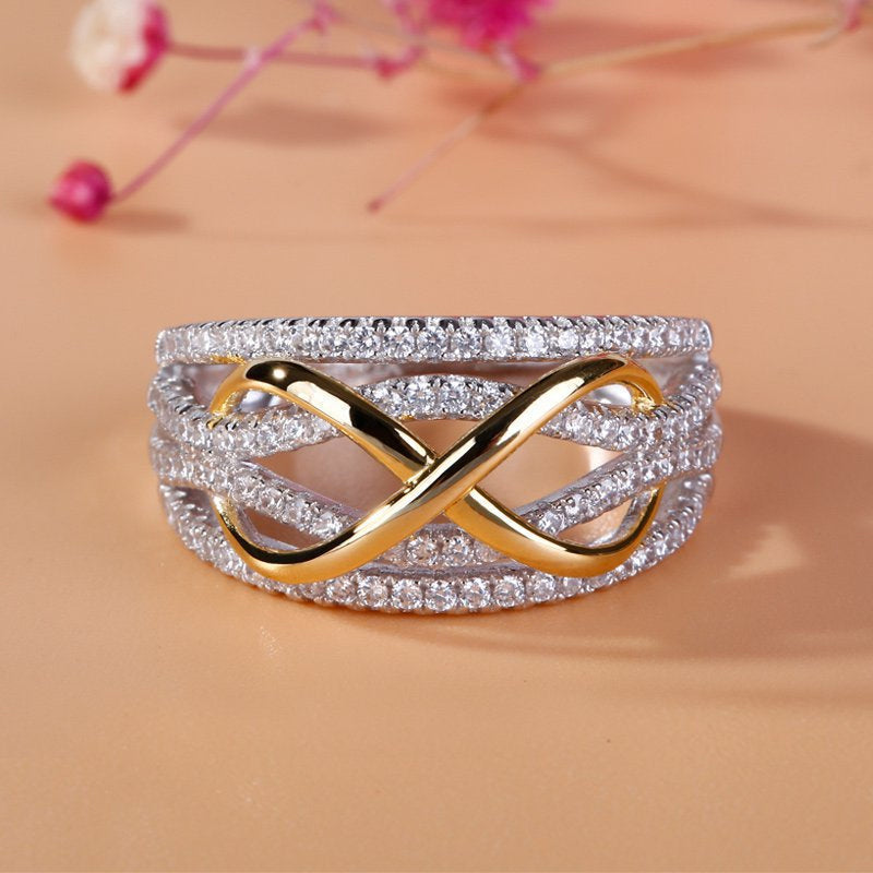 Avtoit | Mother & Daughter Forever Connected Together Ring
