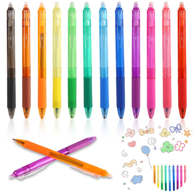 Avtoit | Multicolored erasable gel pens (12 pcs)