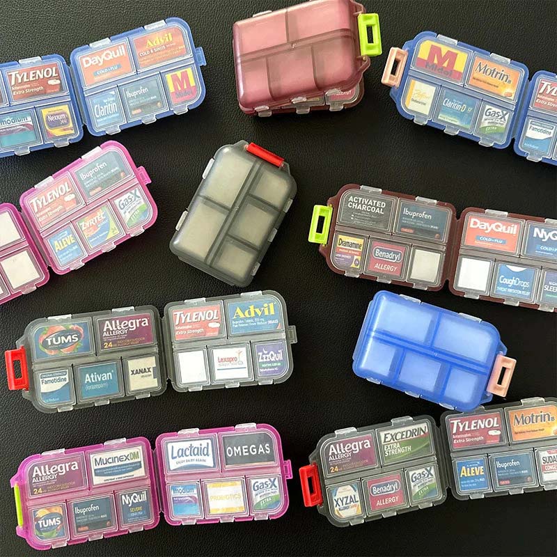 Avtoit | Portable Pill Organizer with Labels