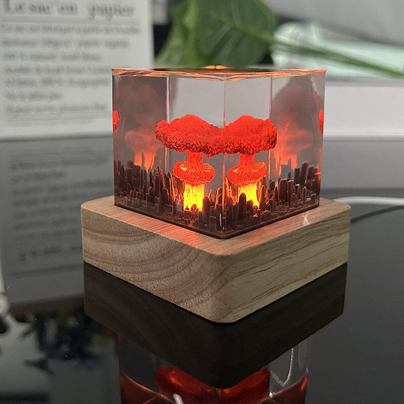 Avtoit | Resin lamp with explosive bombs