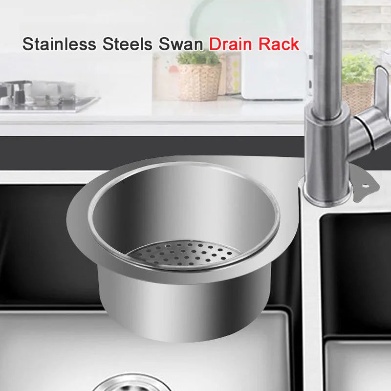 Avtoit | Stainless Steel Swan Sink Drain Basket