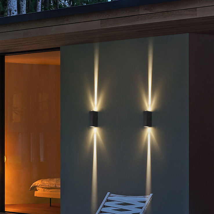 Avtoit | Modern Waterproof LED Outdoor Wall Light – Rectangular Aluminium Fixture