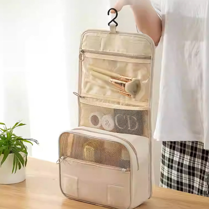 Hanging Water-Resistant Toiletry Bag for Travel Organization
