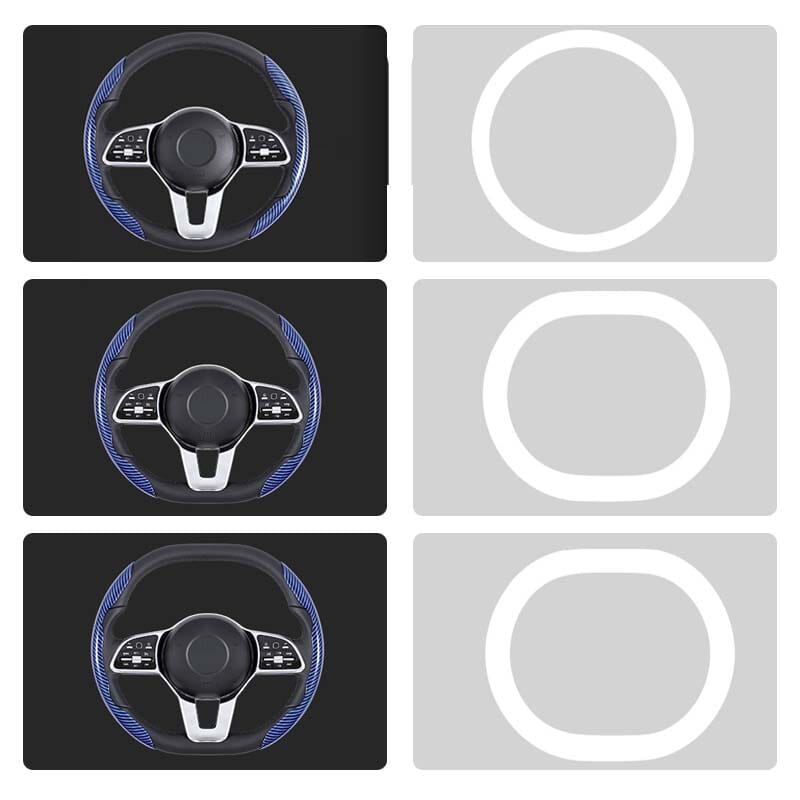 Avtoit | Universal Laser Carbon Fiber Pattern Steering Wheel Cover