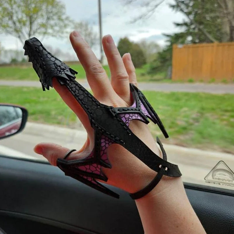 Avtoit | Leather Hand Dragon Bracelet