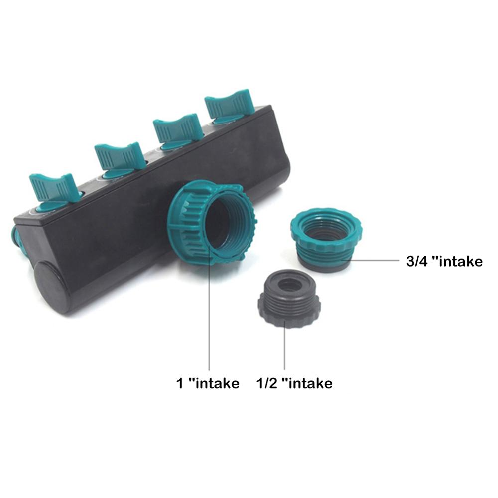 Avtoit | Universal 4-way garden hose splitter – Adjustable faucet splitter