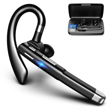 Avtoit | RoadMic Pro – Wireless Bluetooth 5.1 Headset with Dual Mic & Noise Cancellation for Calls and Work