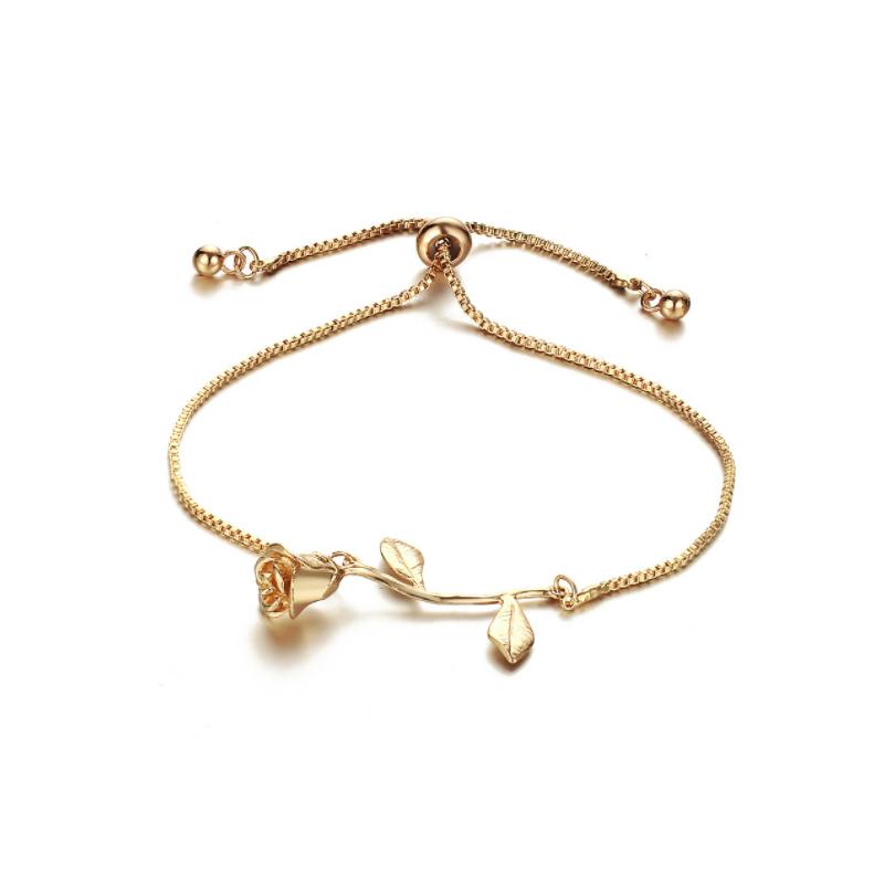 Avtoit | Rose Flower Charm Bracelet