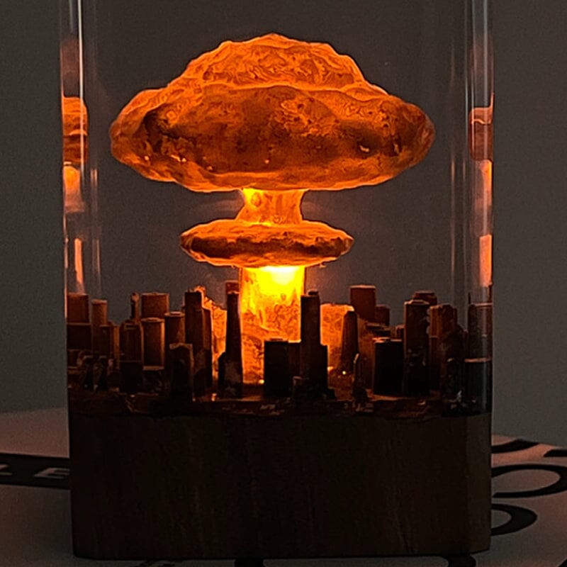 Avtoit | Resin lamp with explosive bombs