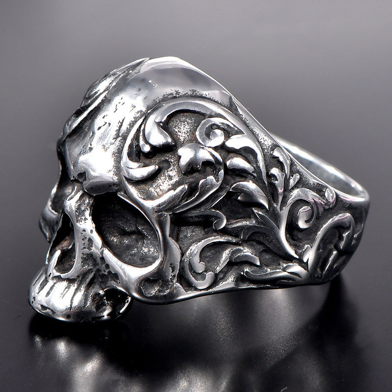 Avtoit | Punk Style Titan Skull Ring