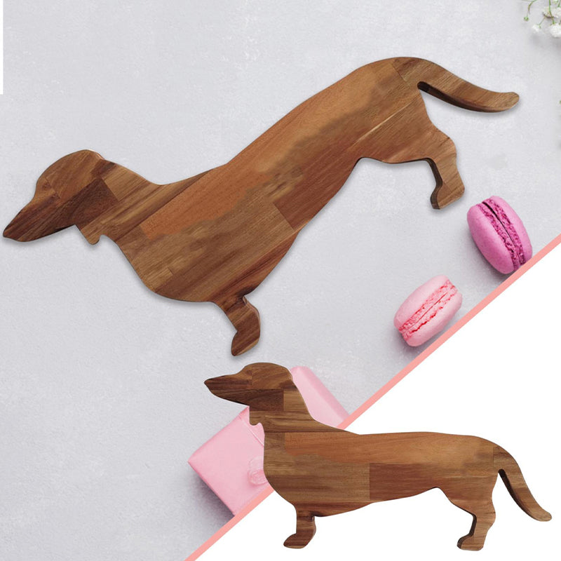 Avtoit | Wooden Dachshund Dog Serving Tray