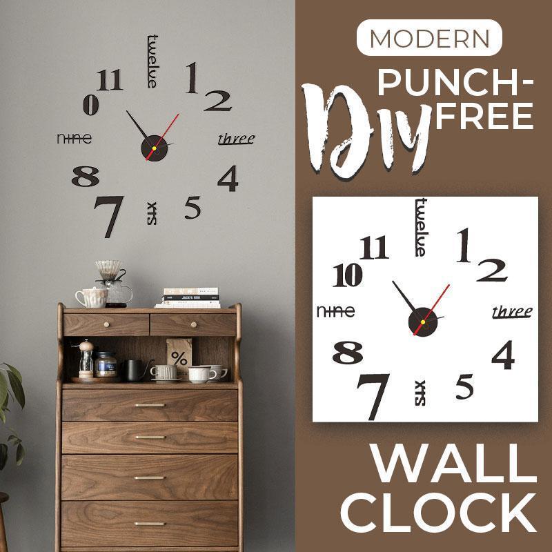 Avtoit | Modern DIY non-punch wall clock