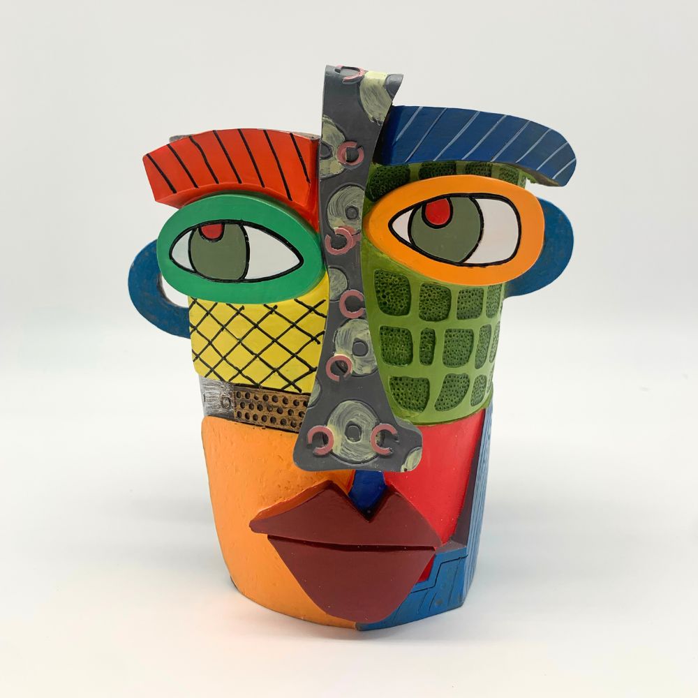 Avtoit | Abstract Face Flower Pot