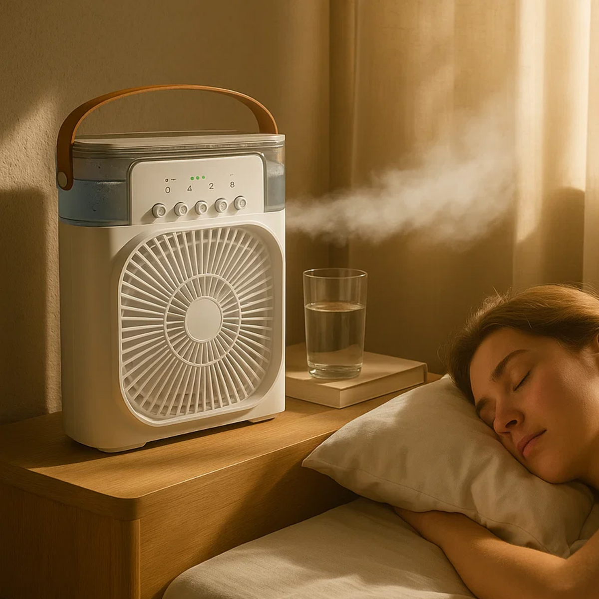 Avtoit | 3-in-1 Air Cooler Humidifier | Portable, Adjustable Fan Speeds & Ideal for Bedrooms, Offices & Small Spaces