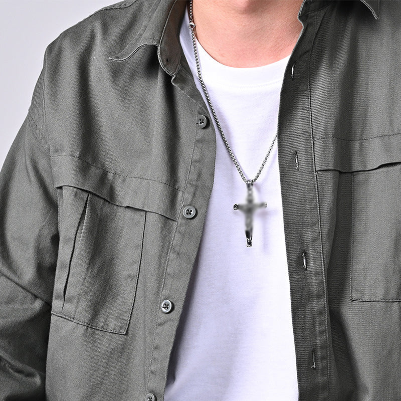 Avtoit | Titanium Steel Cross Pendant Necklace