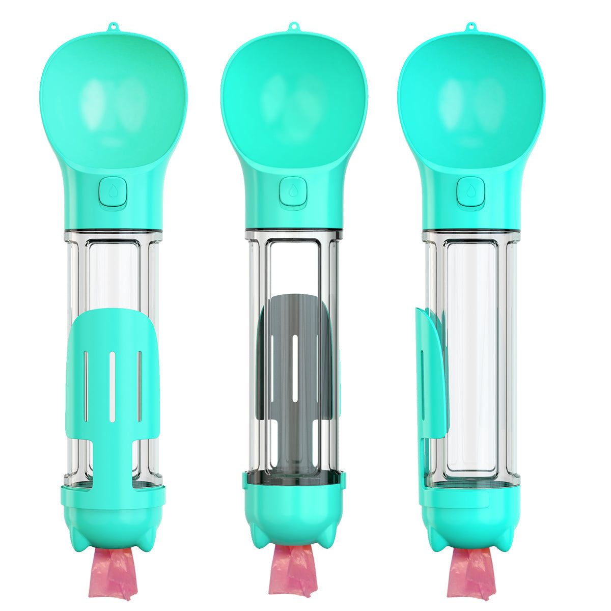 Portable 500ml Pet Water Bottle with Travel Bag
