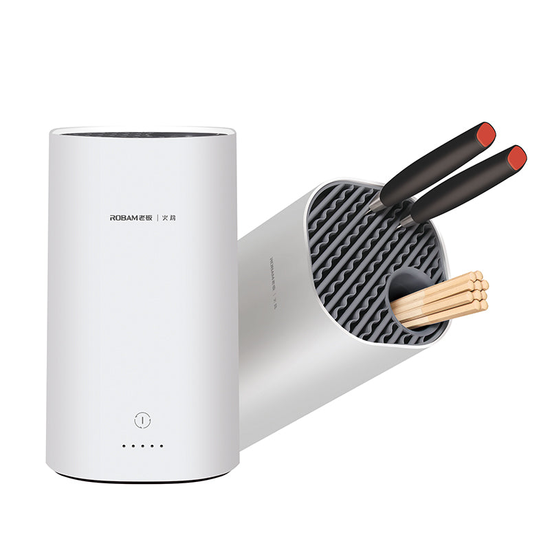 Avtoit | Automatic Intelligent Disinfection Drying Knife Holder with UV Disinfection, High-Temperature Drying, Large Capacity, Washable Module & Energy Saving