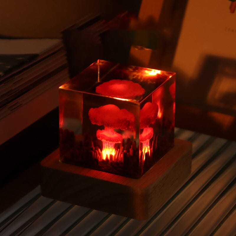 Avtoit | Resin lamp with explosive bombs
