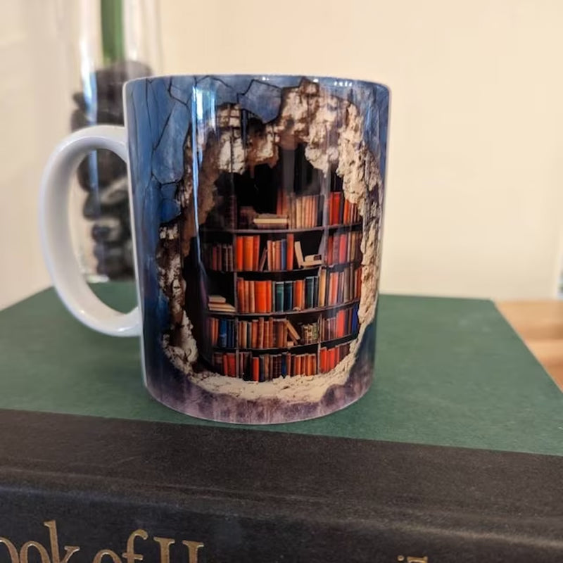 Avtoit | 3D Bookshelf Mug