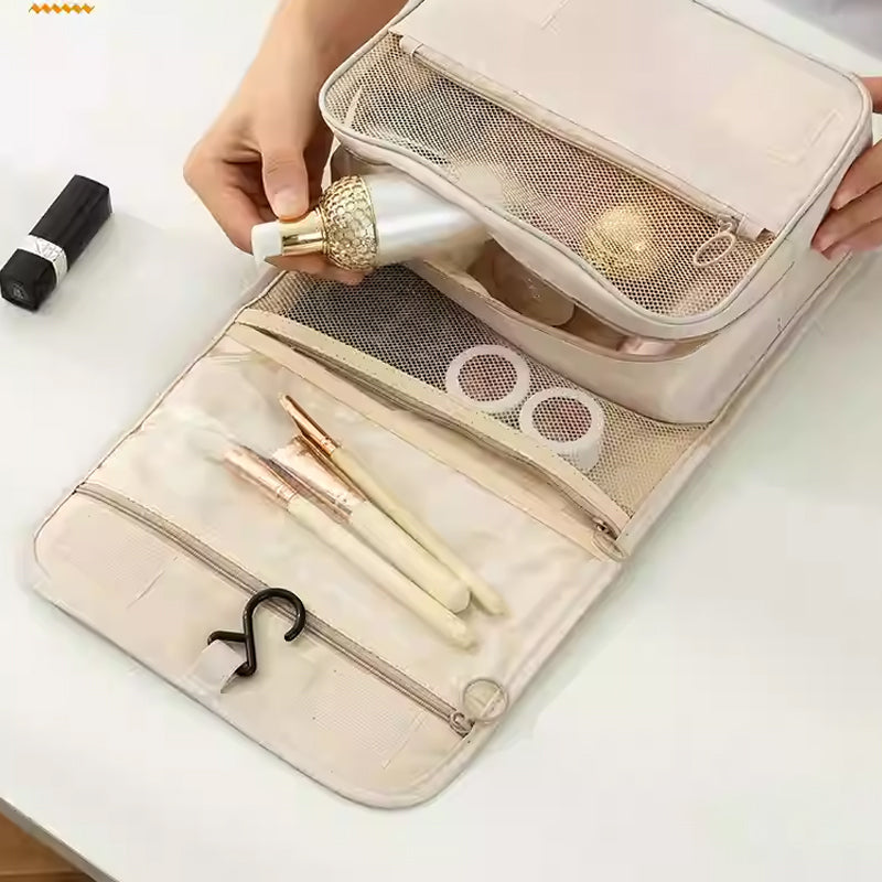 Hanging Water-Resistant Toiletry Bag for Travel Organization
