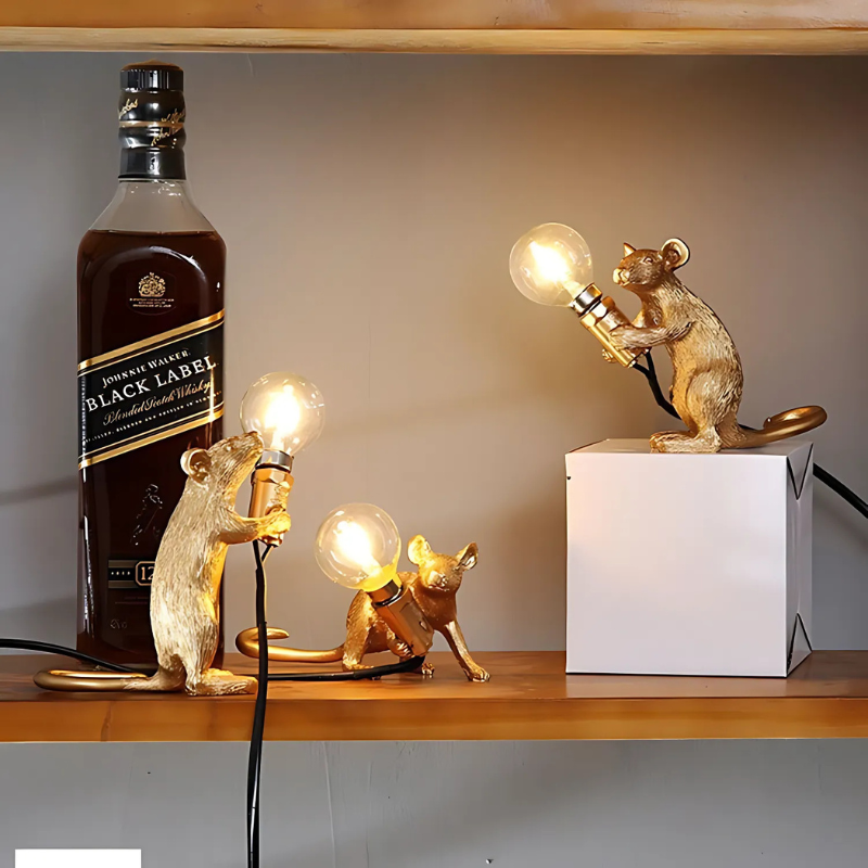 Avtoit | Doctor Mousey – Original Designer Mouse Lamp for Tabletop or Shelf