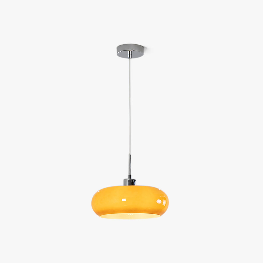 Avtoit | Hailie | Pendant Light Orange/White 28 cm Glass