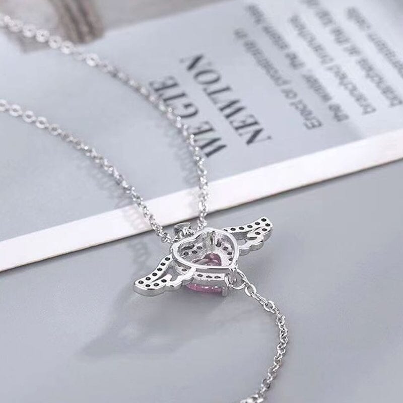 Avtoit | Pink Angel Wings Necklace