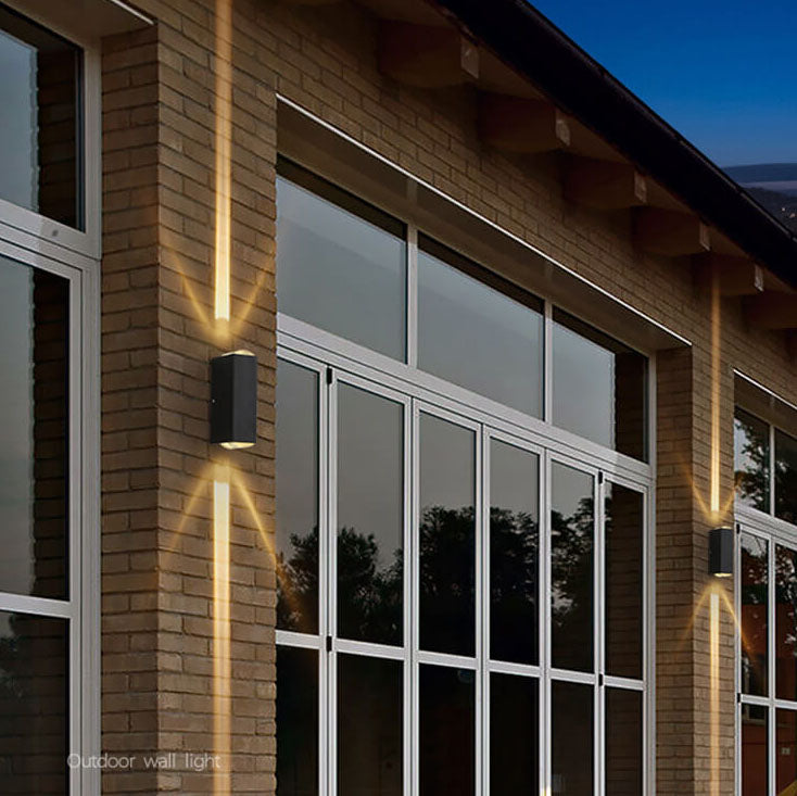 Avtoit | Modern Waterproof LED Outdoor Wall Light – Rectangular Aluminium Fixture