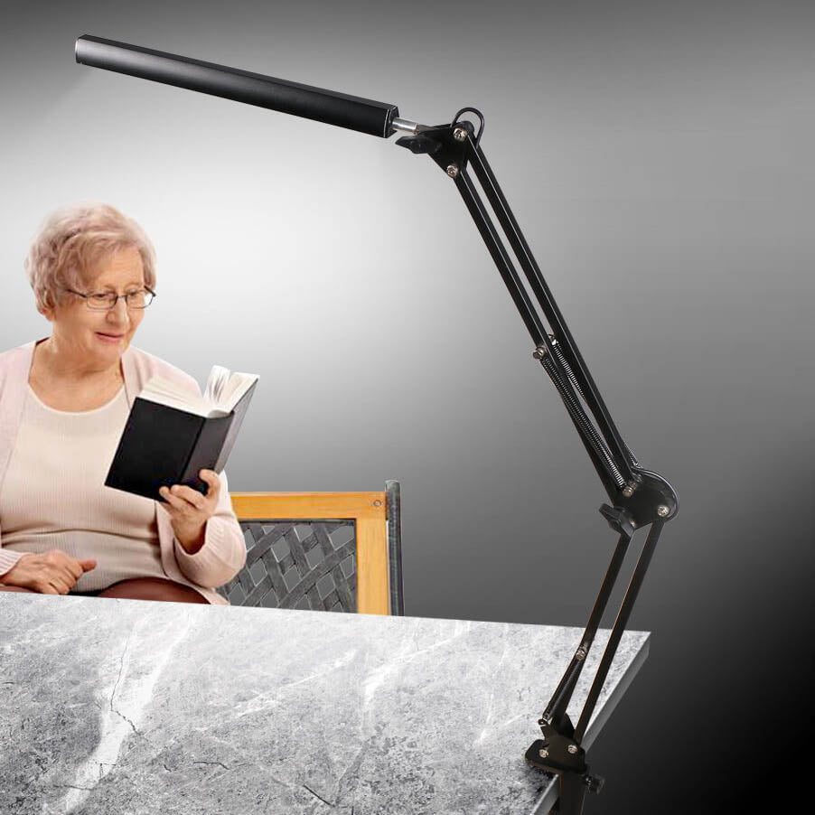 Avtoit | LED Foldable Long Arm Clip Eye Protection USB Reading Table Lamp
