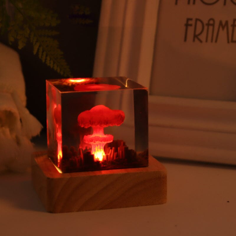 Avtoit | Resin lamp with explosive bombs