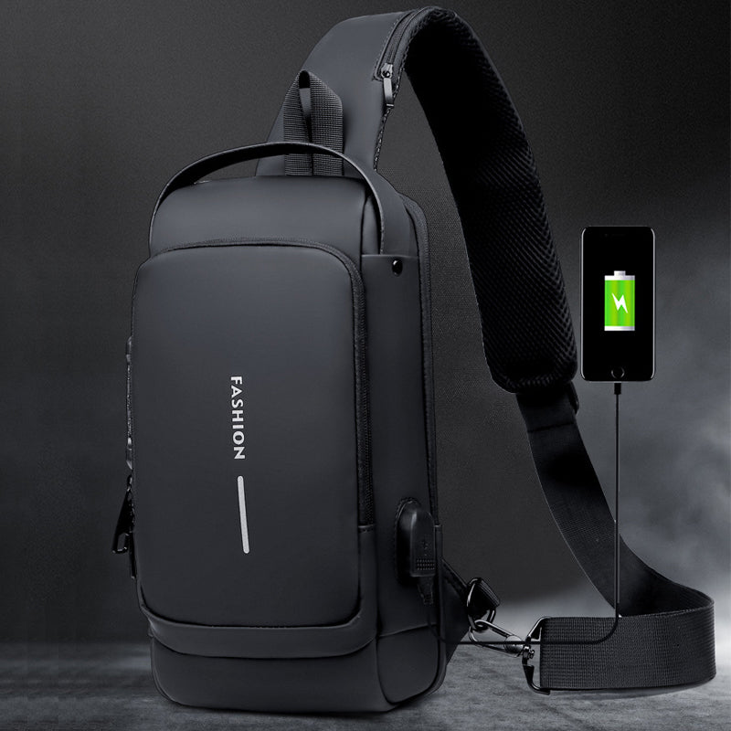 Avtoit | Theft-proof shoulder bag with USB charging port