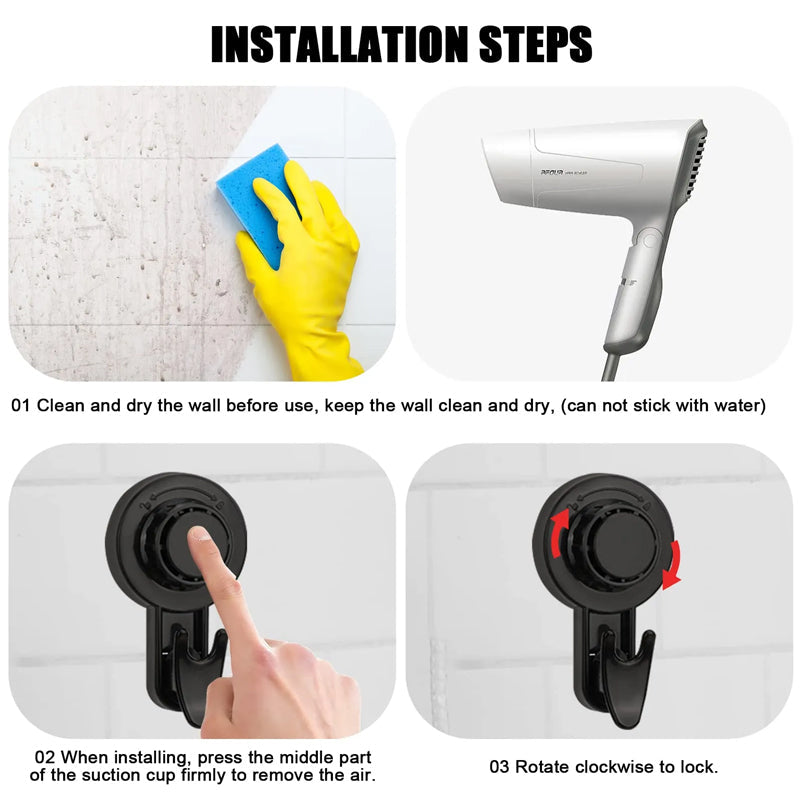 Avtoit | Rotatable suction cup hooks