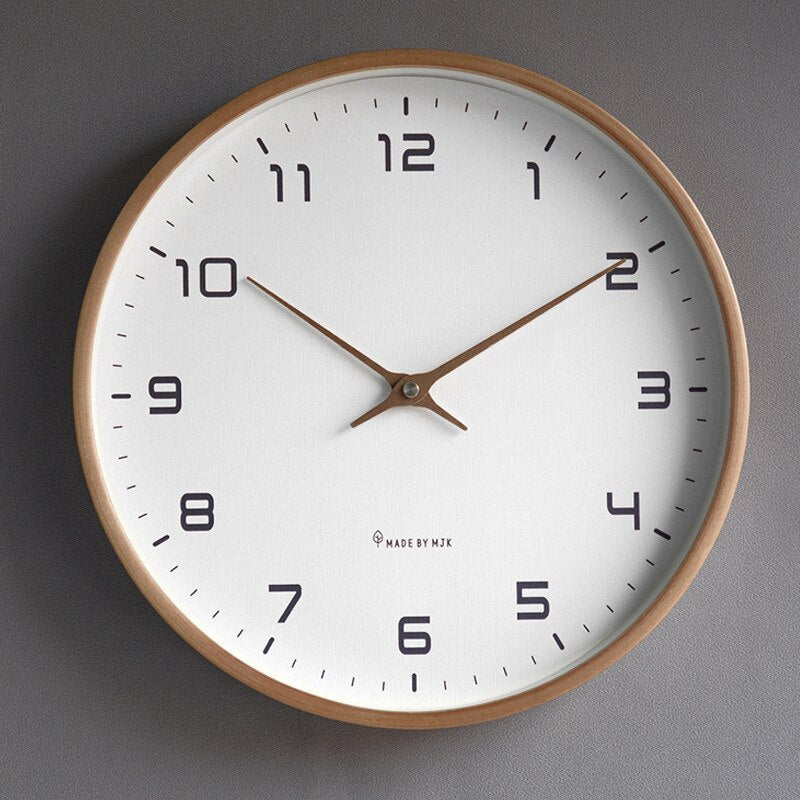 Avtoit | Scandinavian Simplicity Wooden Wall Clock – Elegant Minimalism