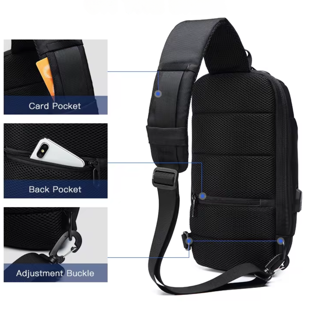 Avtoit | Anti-Theft Crossbody Bag with USB Charging – Secure, Stylish, and Functional