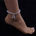 Avtoit | Rhinestone Letter Anklet