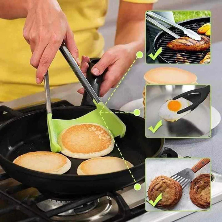 Avtoit | 2 in 1 kitchen spatula and tongs