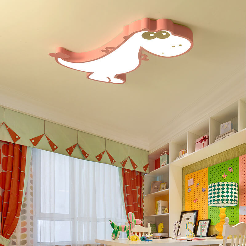 Avtoit | DinoBright LED Ceiling Light | Creative Dinosaur Design | Children's Room Lamp | Warm & White Light | Dimmable