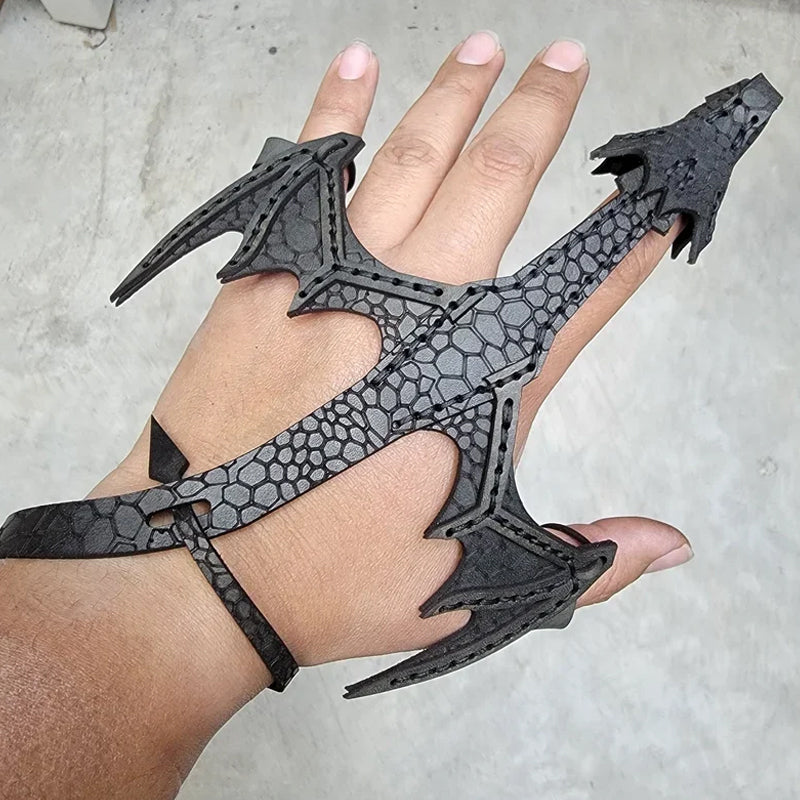 Avtoit | Leather Hand Dragon Bracelet