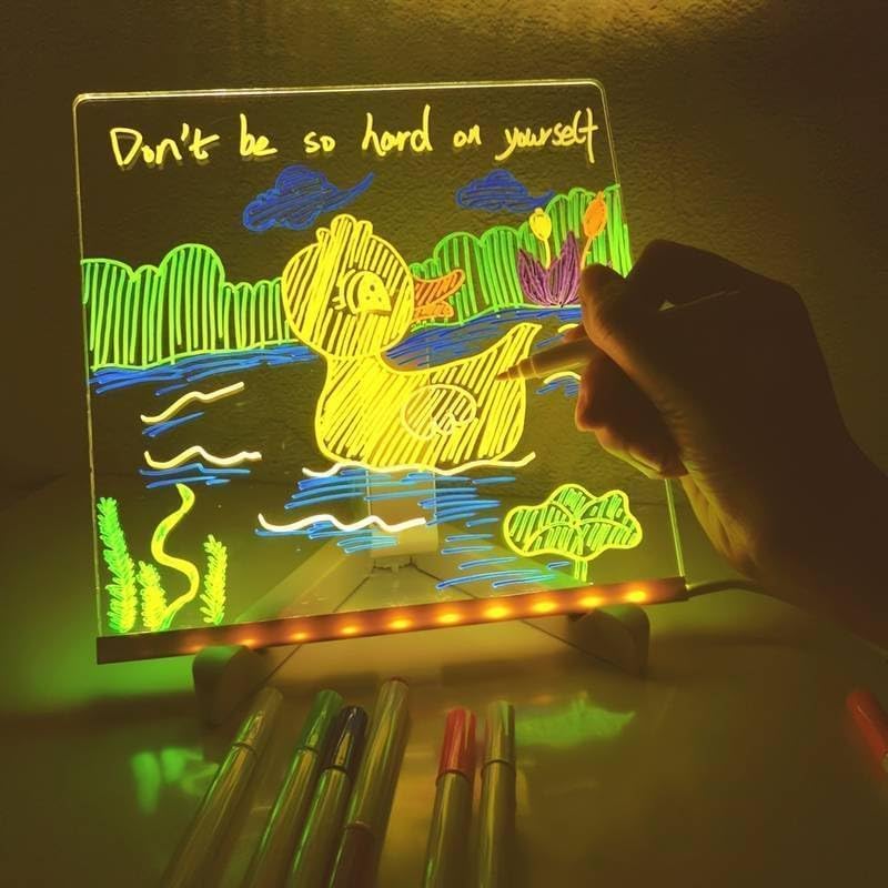 Avtoit | LED Notice Board with 7 Colors Pen