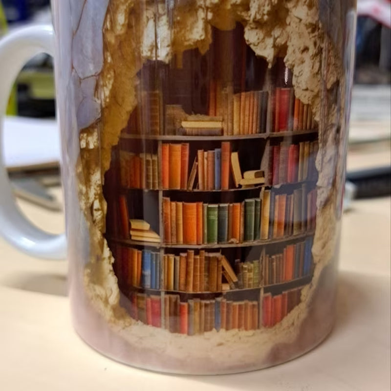 Avtoit | 3D Bookshelf Mug