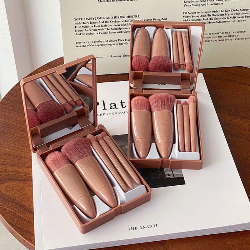 Avtoit | Portable Makeup Brush with Mirror