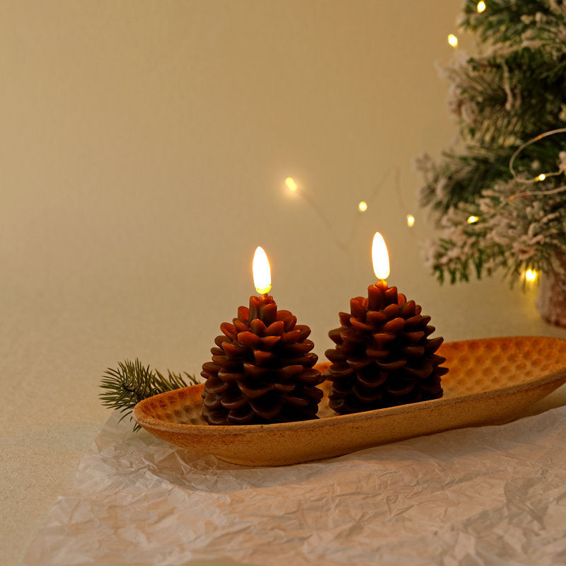 Avtoit | Flameless Pine Cone Candles