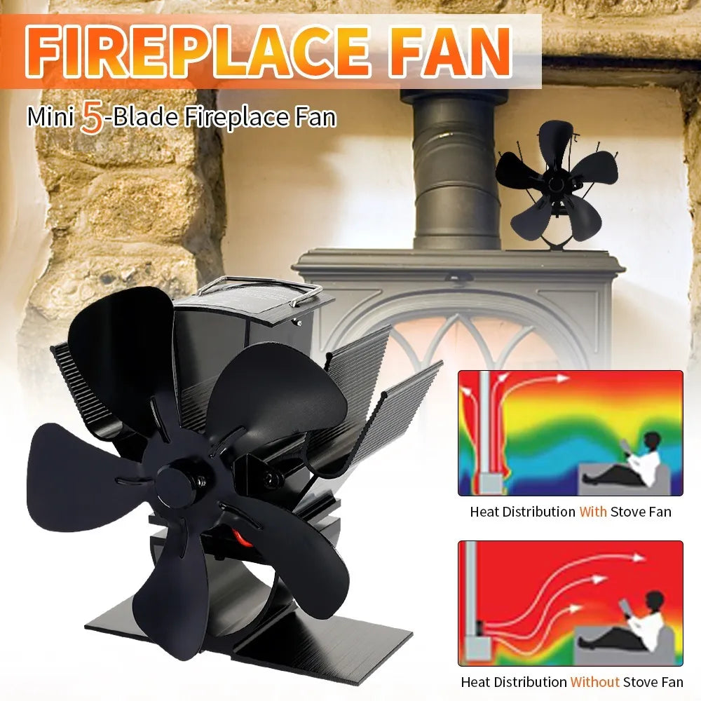 Avtoit | Best Wood Burner Stove Fan for Log Burning Fire Stove