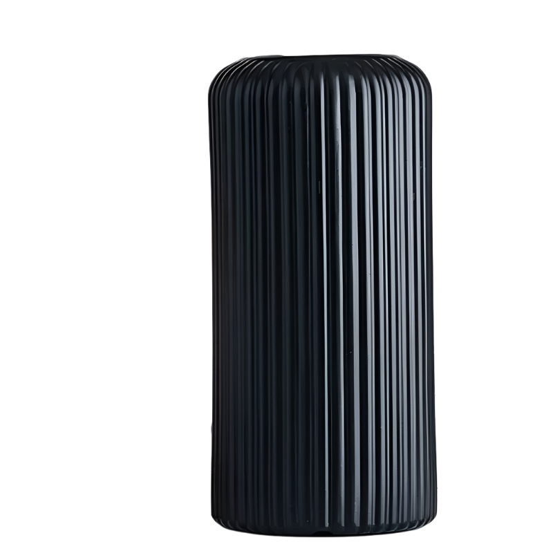 Avtoit | LineaForm Modern Ceramic Vase – Artistic Stripes Decoration