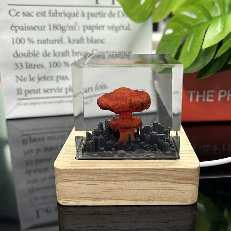 Avtoit | Resin lamp with explosive bombs