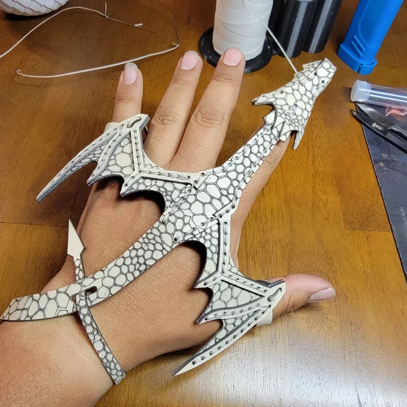 Avtoit | Leather Hand Dragon Bracelet