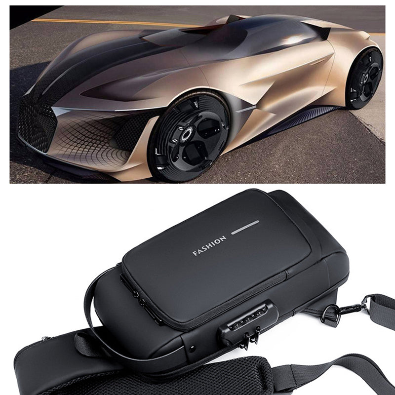 Avtoit | Theft-proof shoulder bag with USB charging port